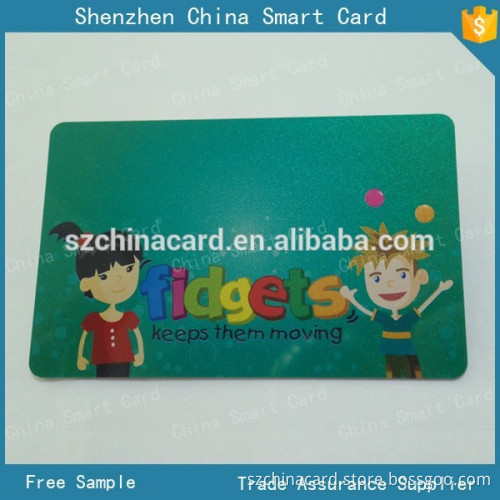 PVC material silver printing plus 4C printing RFID card
